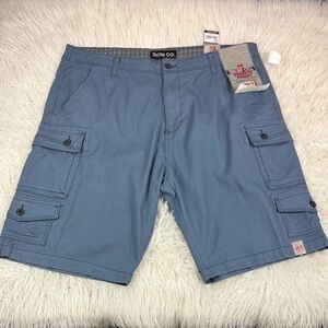 NWT Iron Co Cargo Shorts In Chambray for Men